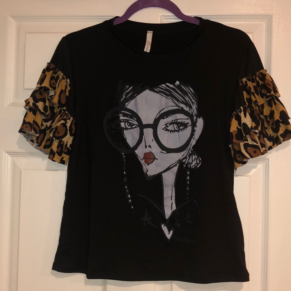 cheetah White Top